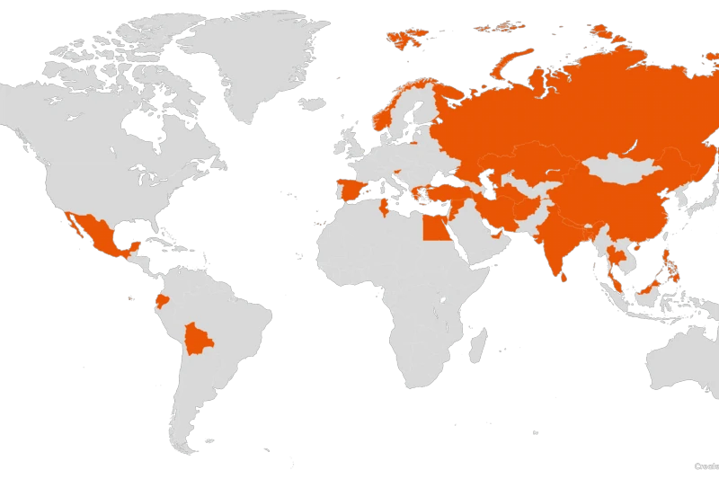 Global Distribution Map